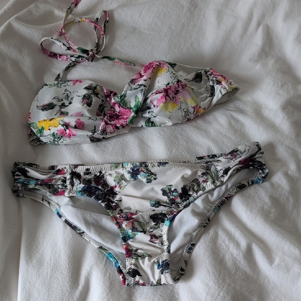 Vibrant Floral Bikini Set